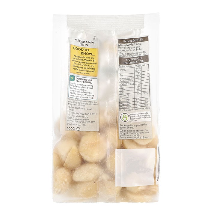 Holland & Barrett Macadamia Nuts 100g